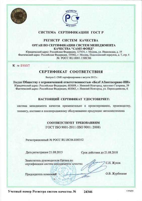 Сертификат соответствия