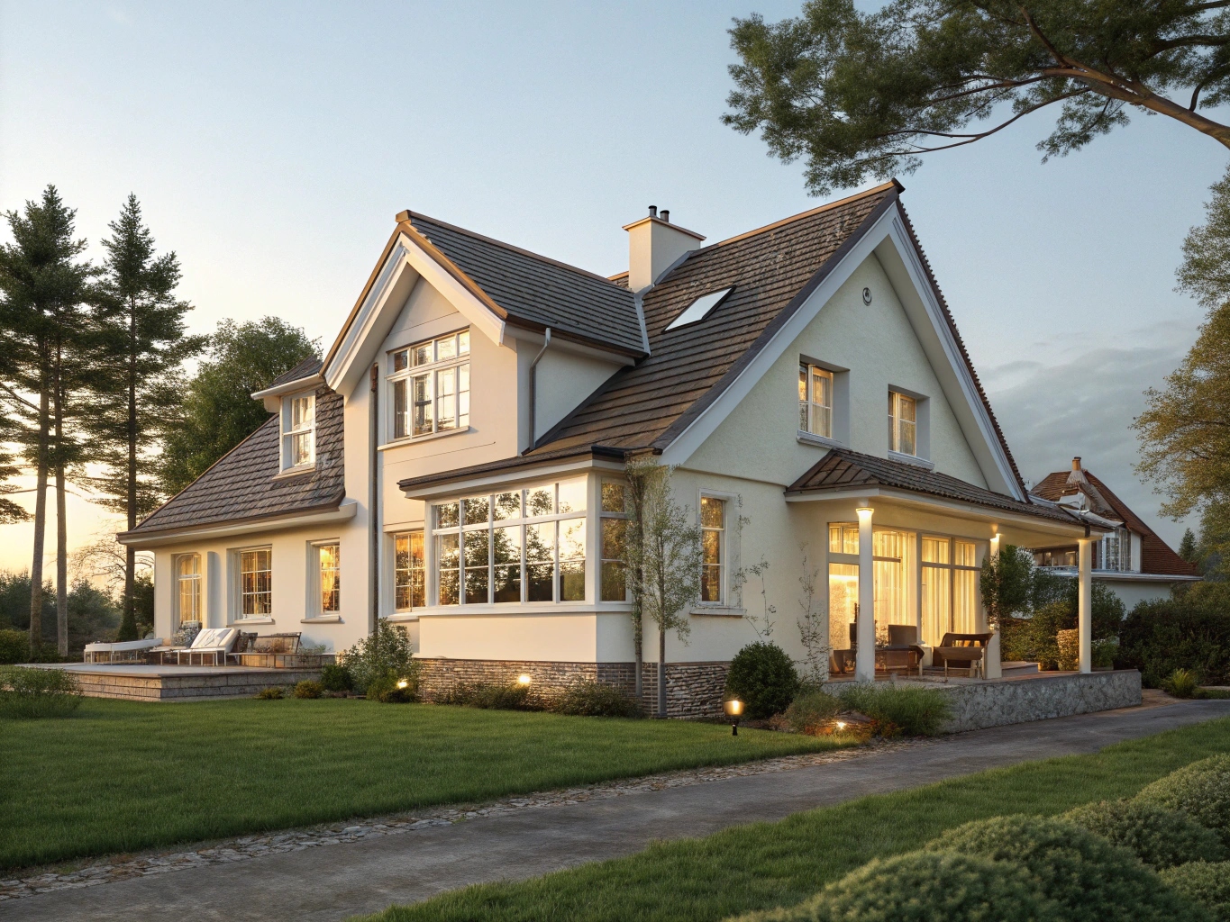 Проект загородного коттеджа